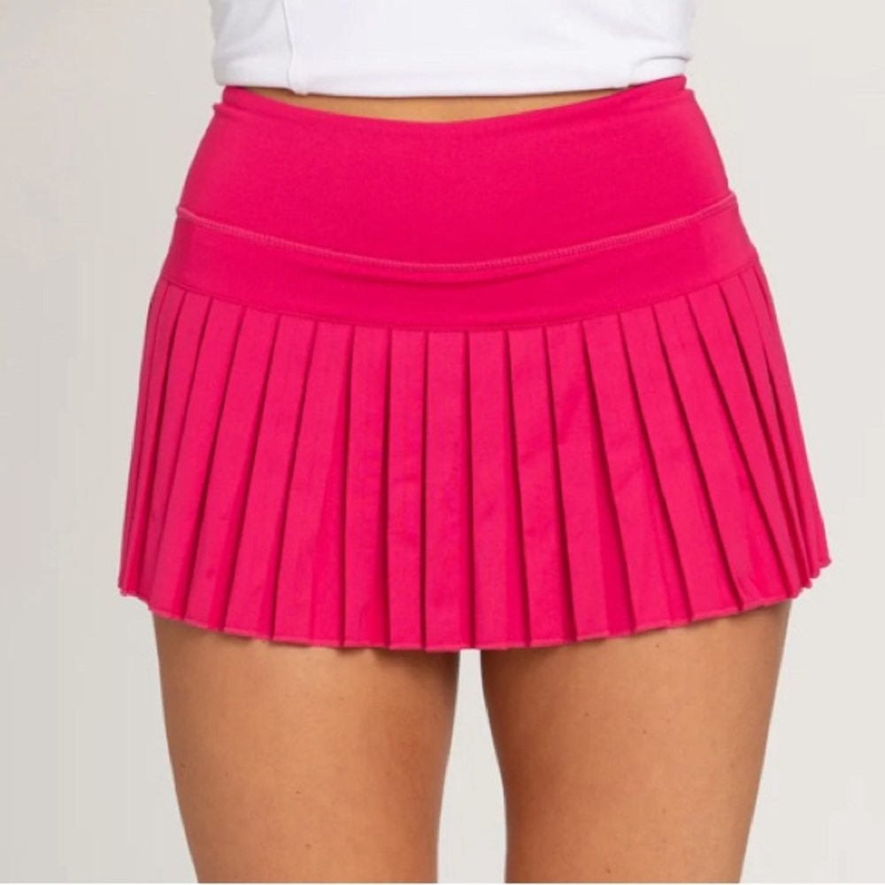 Pink M gold hinge skirt